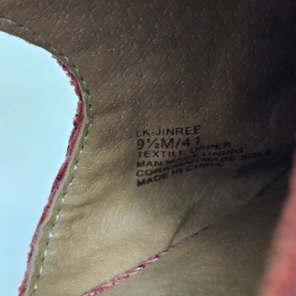 Lucky Brand Woven D'Orsay Flats Striped Boho Southwestern Size 9.5 - Picture 4 of 6